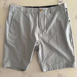 Men's QuickSilver Hybrid Gray Blue Shorts NWT